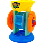 ZESTAW ZABAWEK DO ZABAWY W PIASKU 5w1 MŁYNEK GRABKI ŁOPATA FOREMKI NA PLAŻĘ