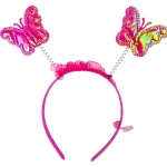 STRÓJ MOTYLKA DLA DZIEWCZYNKI SKRZYDEŁKA RÓŻDŻKA OPASKA MOTYLEK ZESTAW 3w1