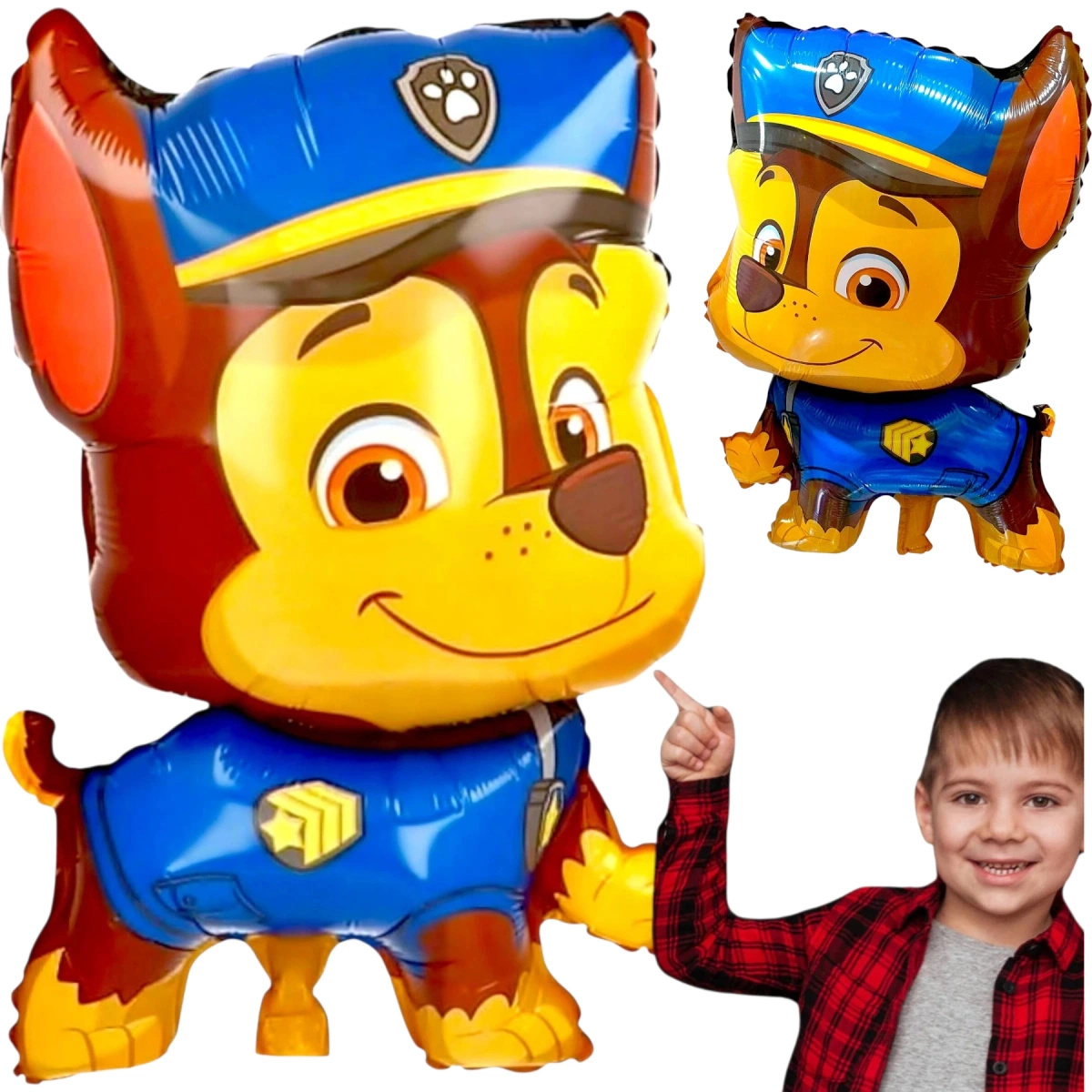 BALON FOLIOWY URODZINOWY 68cm PSI PATROL PIESEK CHASE NA URODZINY DZIECKA