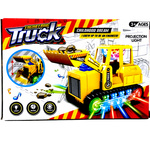 SPYCHACZ BULDOŻER KOPARKA ŚWIECI DŹWIĘK JEŹDZI MASZYNA BUDOWLANA DLA DZIECI