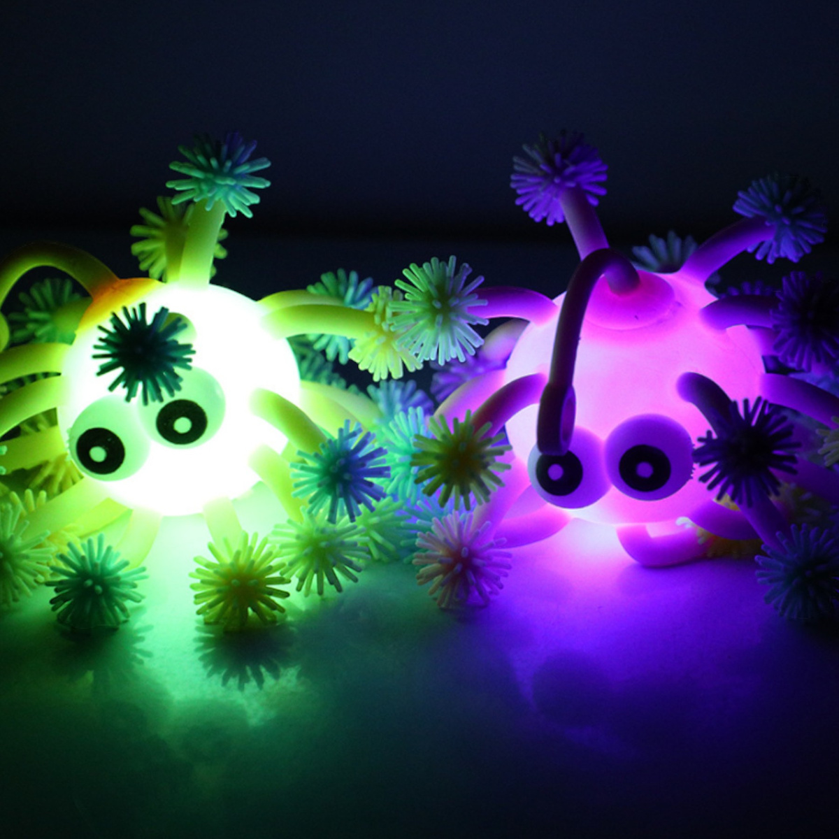 ZABAWKA ANTYSTRESOWA GNIOTEK SQUISHY POTWOREK SENSORYCZNA ŚWIECĄCY XXL