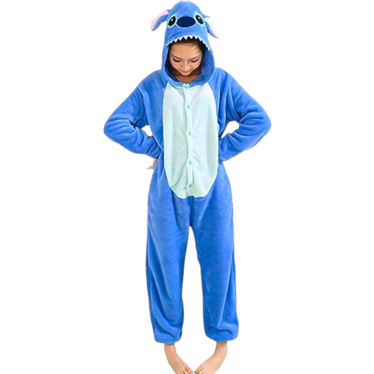 LILO STICH STRÓJ ONESIE KIGURUMI PIŻAMA GRUBY KOSTIUM NA IMPREZĘ PRZEBRANIE