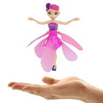 LATAJĄCA WRÓŻKA MAGICZNA LALKA LATAJĄCA STEROWANA DŁONIĄ RĘKĄ USB SKRZYDŁA