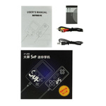 KONSOLA PRZENOŚNA RETRO MINI GAME BOX 400 GIER PAD + PAD TV KOLOROWE GIERKI