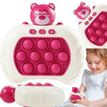 GRA POP IT FAST PUSH ANTYSTRESOWA ZRĘCZNOŚCIOWA BĄBELKI ELEKTRYCZNA KONSOLA