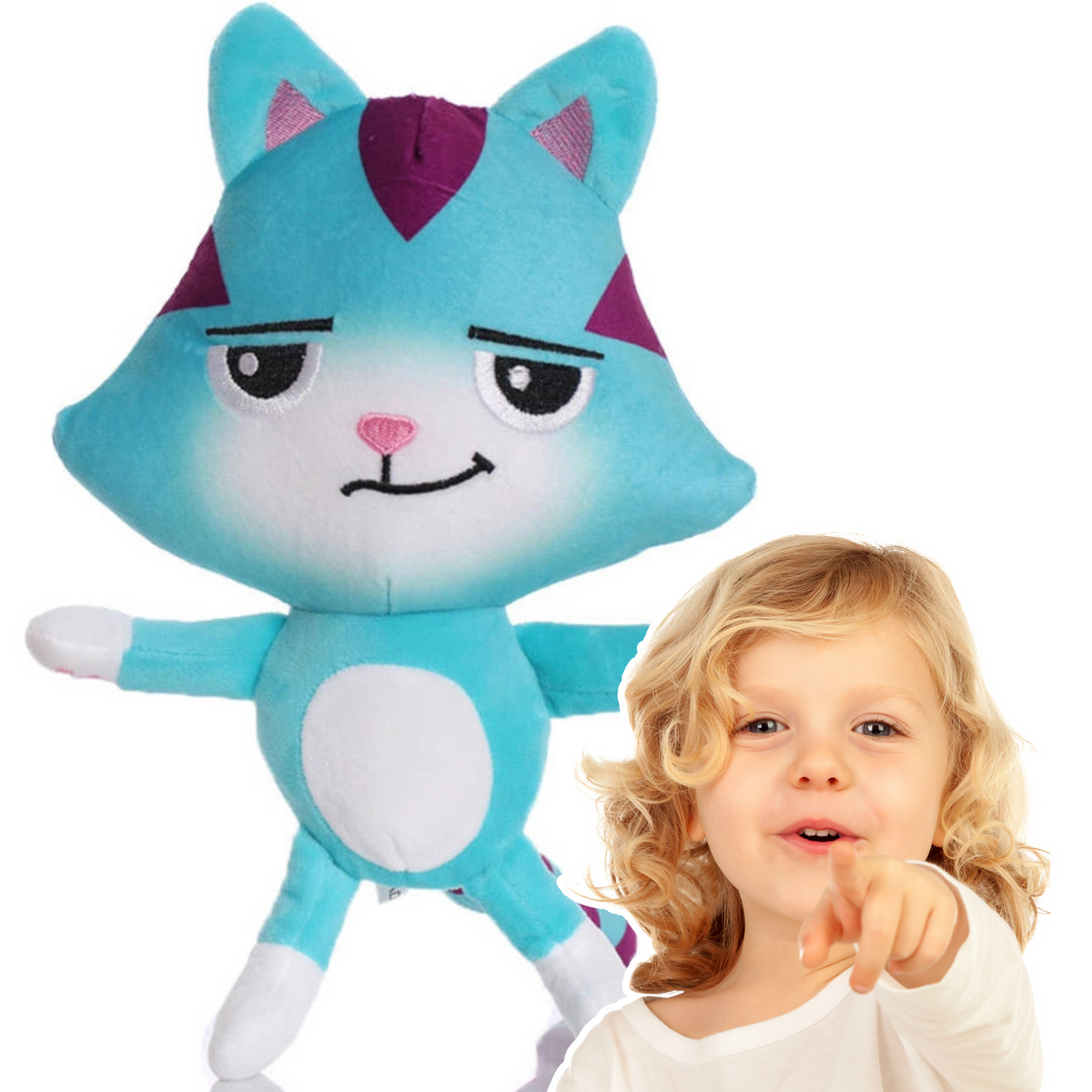 KOCI DOMEK GABI PLUSZOWA MASKOTKA NAJKOTEK 31CM POSTAĆ Z BAJKI PRZYTULANKA