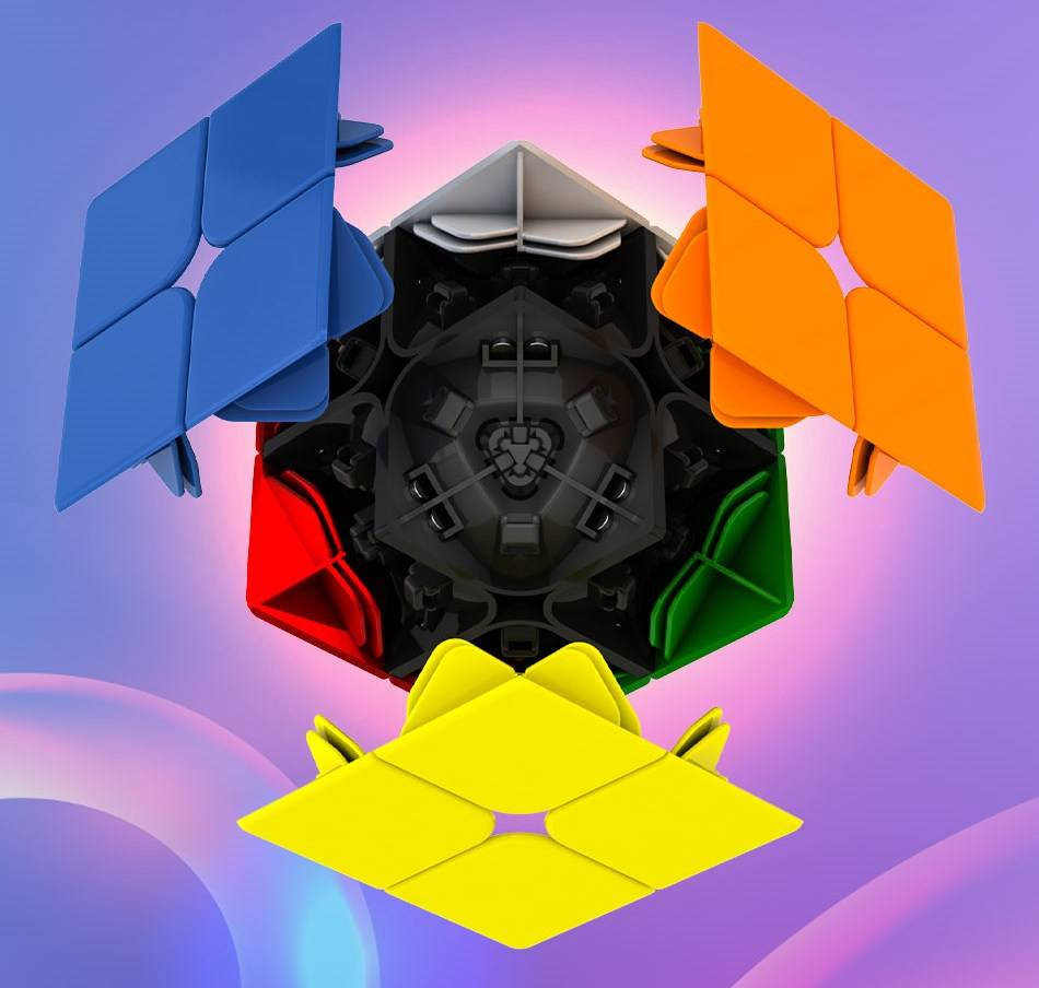 KOSTKA LOGICZNA DO UKŁADANIA WYREGULOWANA 2x2x2 ZABAWKA EDUKACYJNA