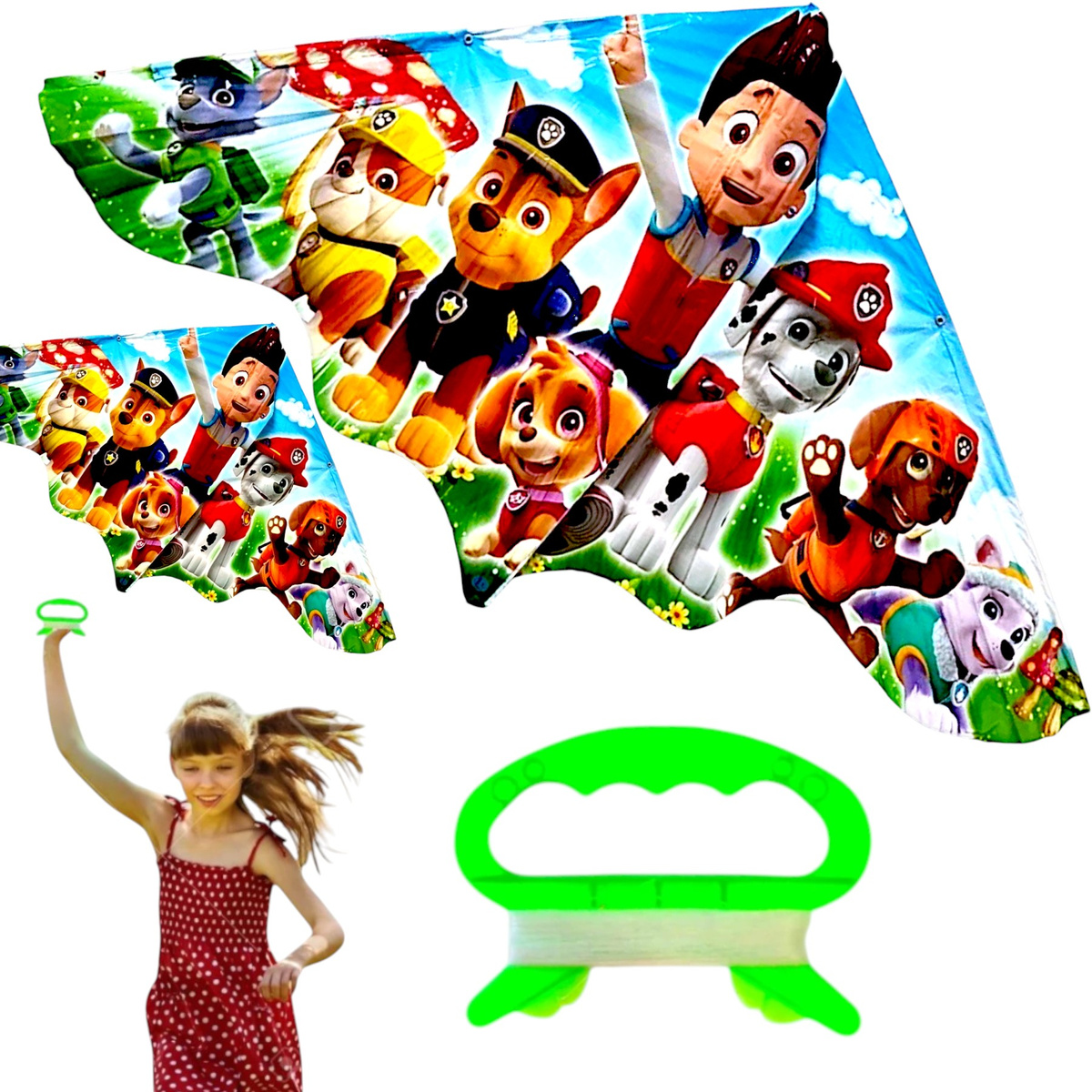 LATAWIEC DLA DZIECI PSI PATROL DUŻY 120CM KOLOROWY IDEALNY DO NAUKI + ŻYŁKA