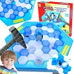 PINGWINY NA LODZIE PINGWIN W PUŁAPCE GRA ZRĘCZNOŚCIOWA RODZINNA FAMILIJNA