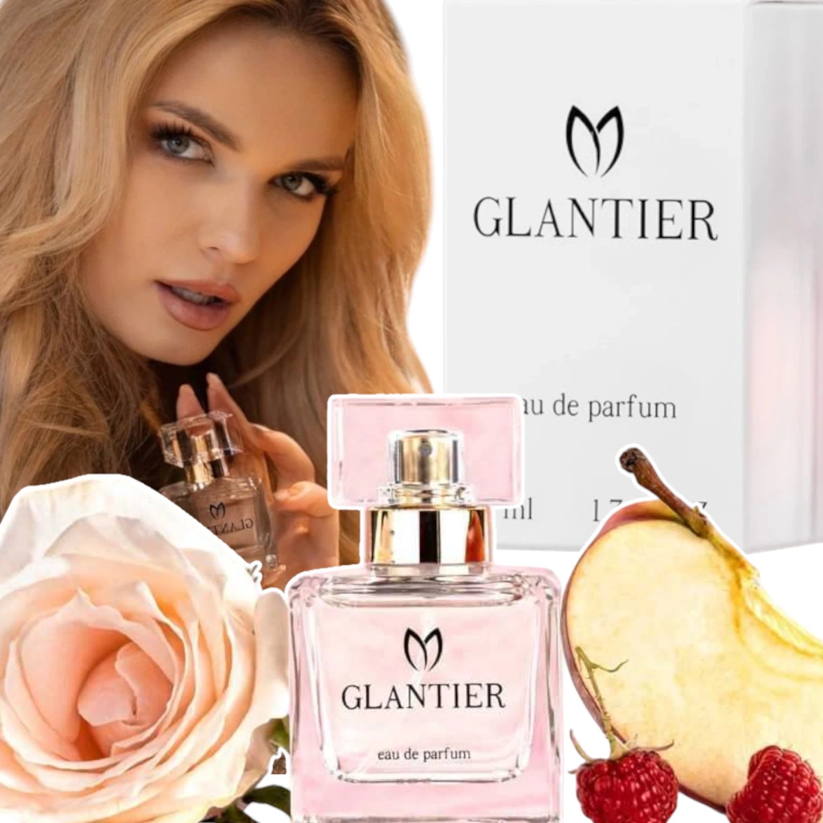 GLANTIER 415 PERFUMY DAMSKIE 50 ml ŚWIEŻY KWIATOWO OWOCOWY ZAPACH DAMSKI