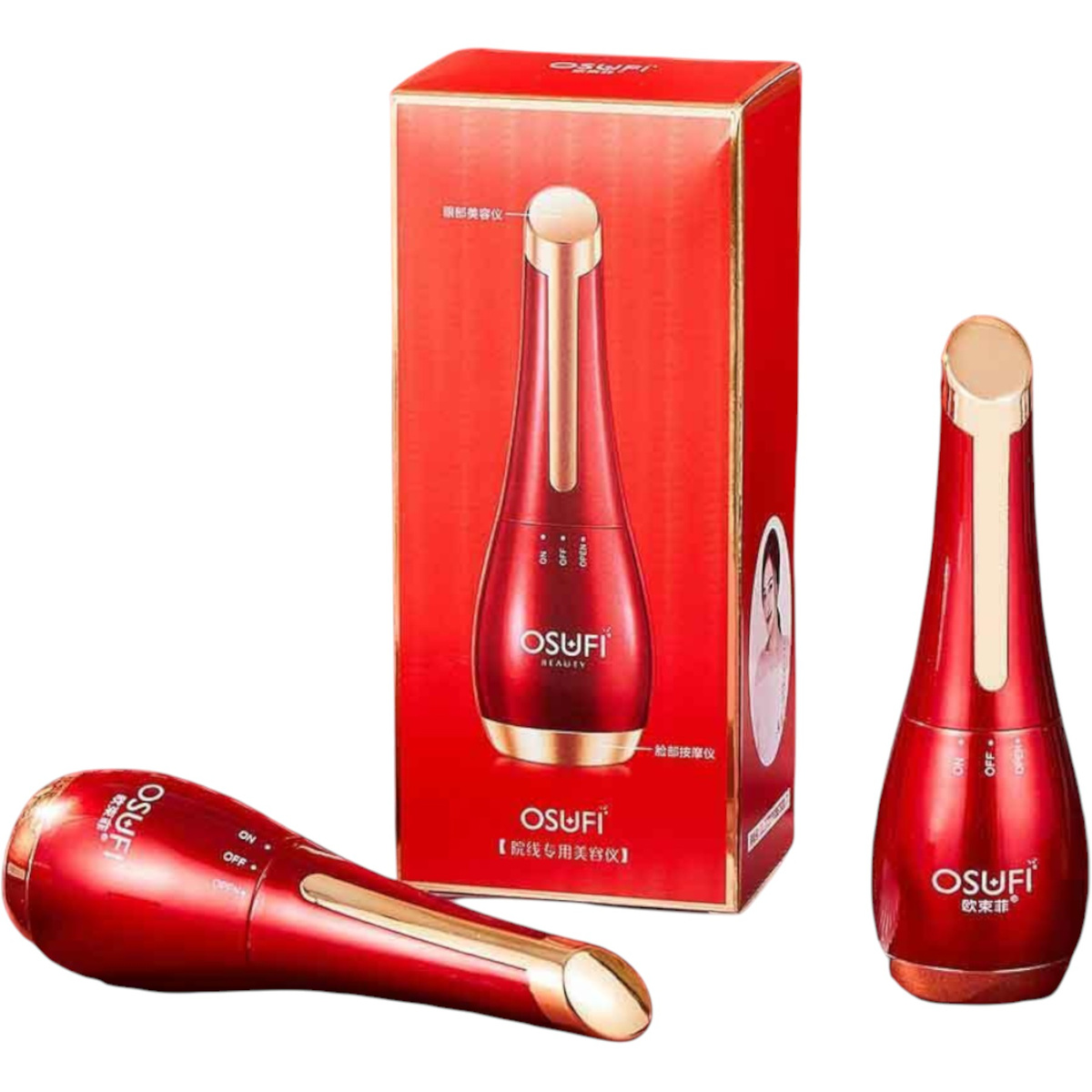 OSUFI MASAŻER WIBRACYJNY DO TWARZY ROLLER PRZECIWZMARSZCZKOWY LIFTING 