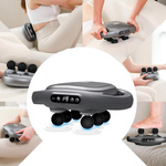 MASAŻER DO PLECÓW STÓP CIAŁA 6 GŁOWIC TWOJA DOMOWA STREFA RELAKSU AKUMULATOR