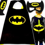 BATMAN PRZEBRANIE PELERYNA MASKA STRÓJ KOSTIUM NA IMPREZĘ DLA CHŁOPCA BAL