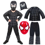 Strój Dla Chłopca Kostium Spiderman Czarny 98-110 (S)
