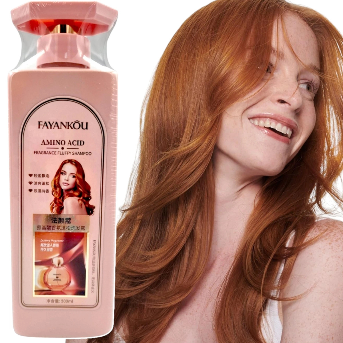 FAYANKOU PERFUMOWANY SZAMPON DO WŁOSÓW Z AMINOKWASAMI 500ml OCZYSZCZAJĄCY