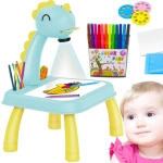 MAGICZNY STOLIK DO MALOWANIA Z PROJEKTOREM TABLICA DO RYSOWANIA DUŻA XL