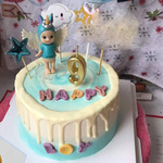 ŚWIECZKA URODZINOWA NA TORT CYFRA 9 ZŁOTA NA URODZINY DEKORACJA TORTU