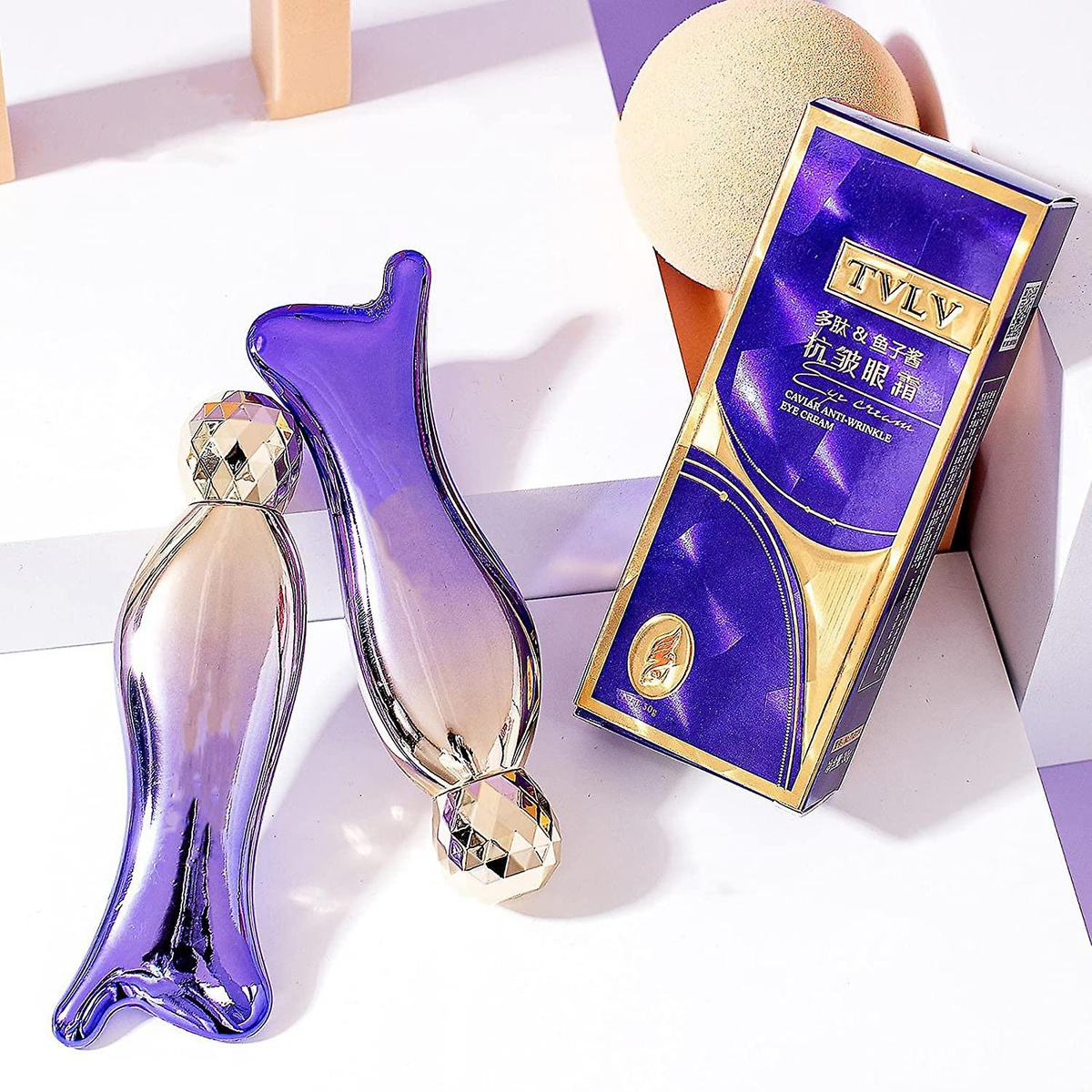 KREM POD OCZY UJĘDRNIAJĄCY Z KAWIOR 30g ROLL-ON 30g REGENERACJA NAWILŻENIE