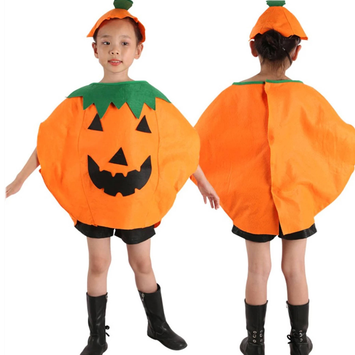 KOSTIUM DYNI PRZEBRANIE STRÓJ NA HALLOWEEN DYNIA NA BAL WYGODNY + CZAPKA