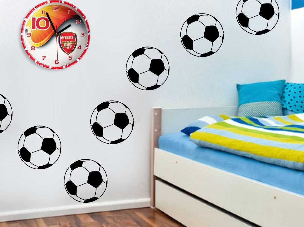 ZEGAR ŚCIENNY DLA CHŁOPCA ARSENAL FC DLA KIBICA DLA FANÓW DRUŻYNY Z LONDYNU