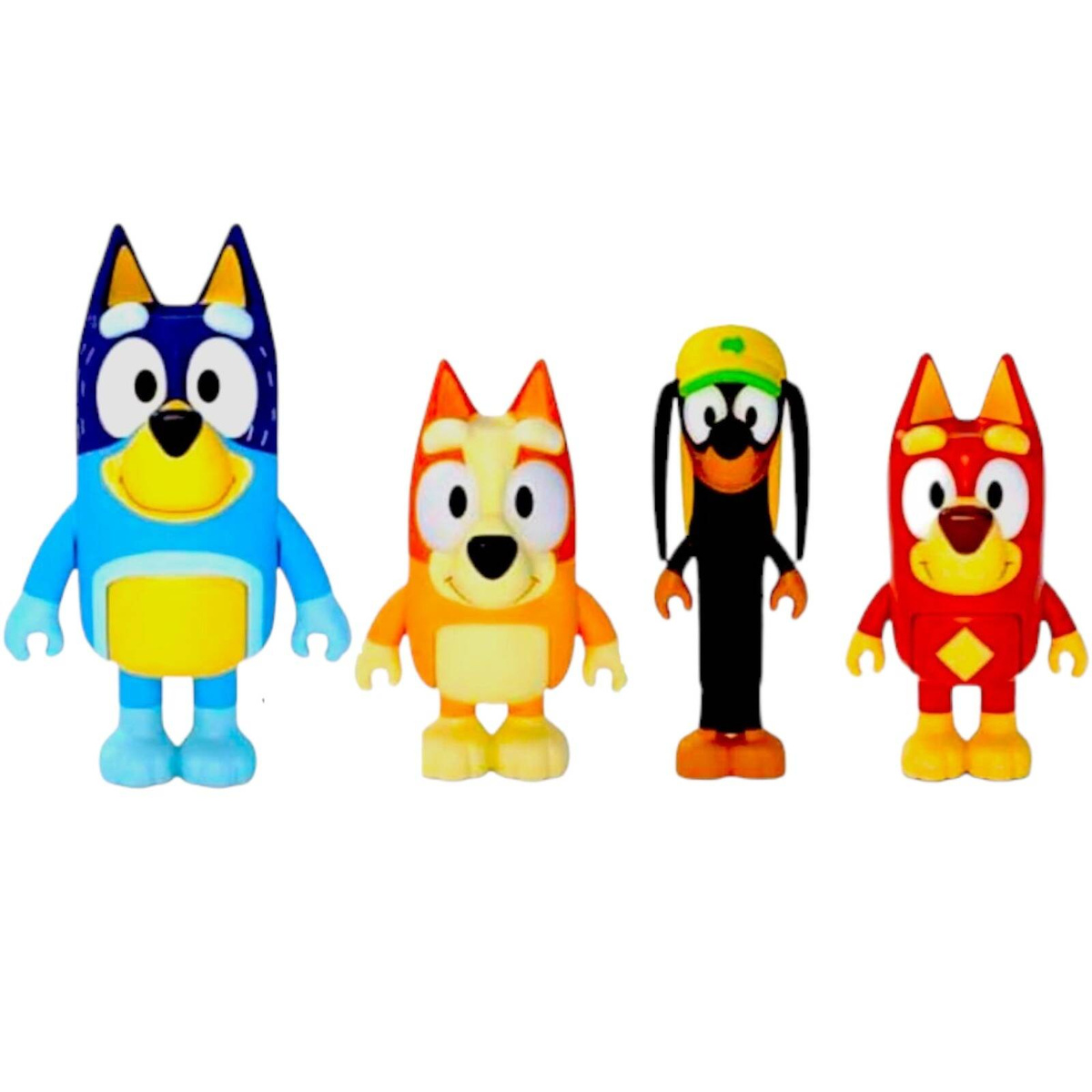 ZESTAW FIGUREK BLUEY I BINGO PRZYJACIELE 4 SZT FIGURKI Z BAJKI FIGURKA 