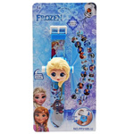 ZEGAREK Z PROJEKTOREM DLA DZIEWCZYNKI KRAINA LODU ELSA FROZEN WYŚWIETLA 3D