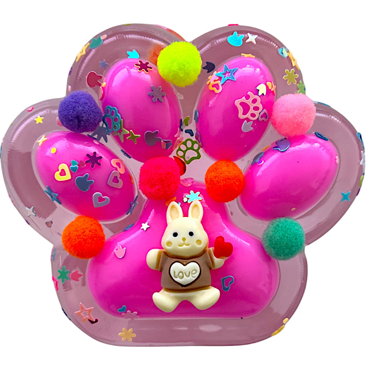 DUŻY GNIOTEK KOCIA ŁAPKA PSIA ŁAPA ZABAWKA ANTYSTRESOWA SQUISHY KOLOROWY XL