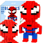 KLOCKI KONSTRUKCYJNE DO UKŁADANIA SPIDERMAN PUZZLE 3D FIGURKA 518 ELEMENTÓW