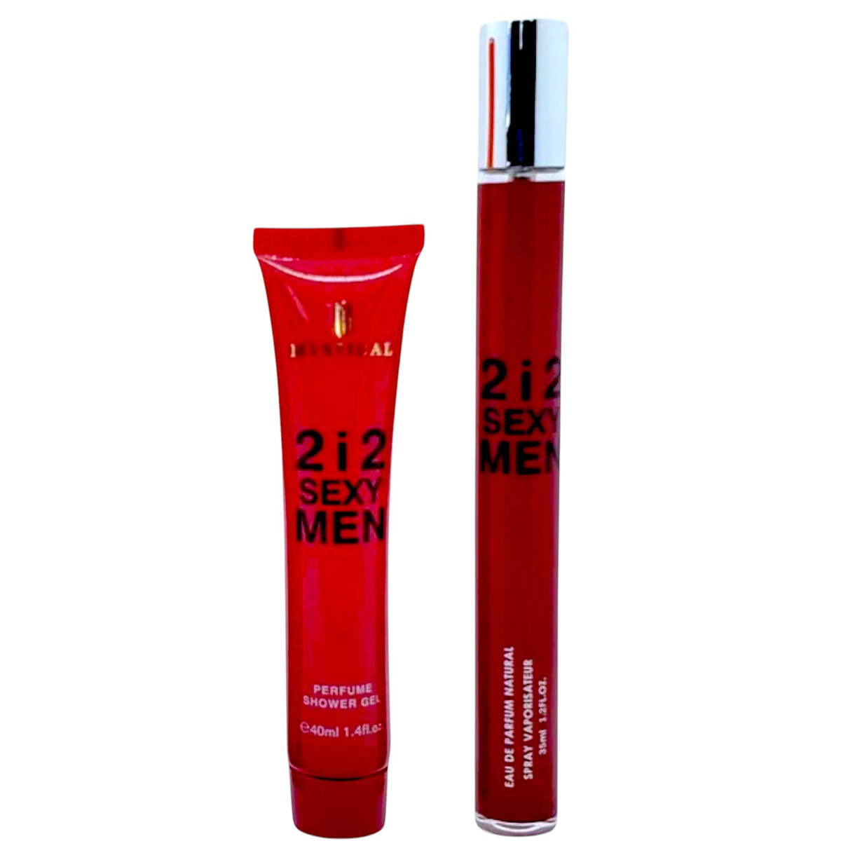 ZESTAW DLA MĘŻCZYZN ŻEL DO MYCIA CIAŁA 40ml + PERFUMETKA 35ml 2i2 SEXY MEN