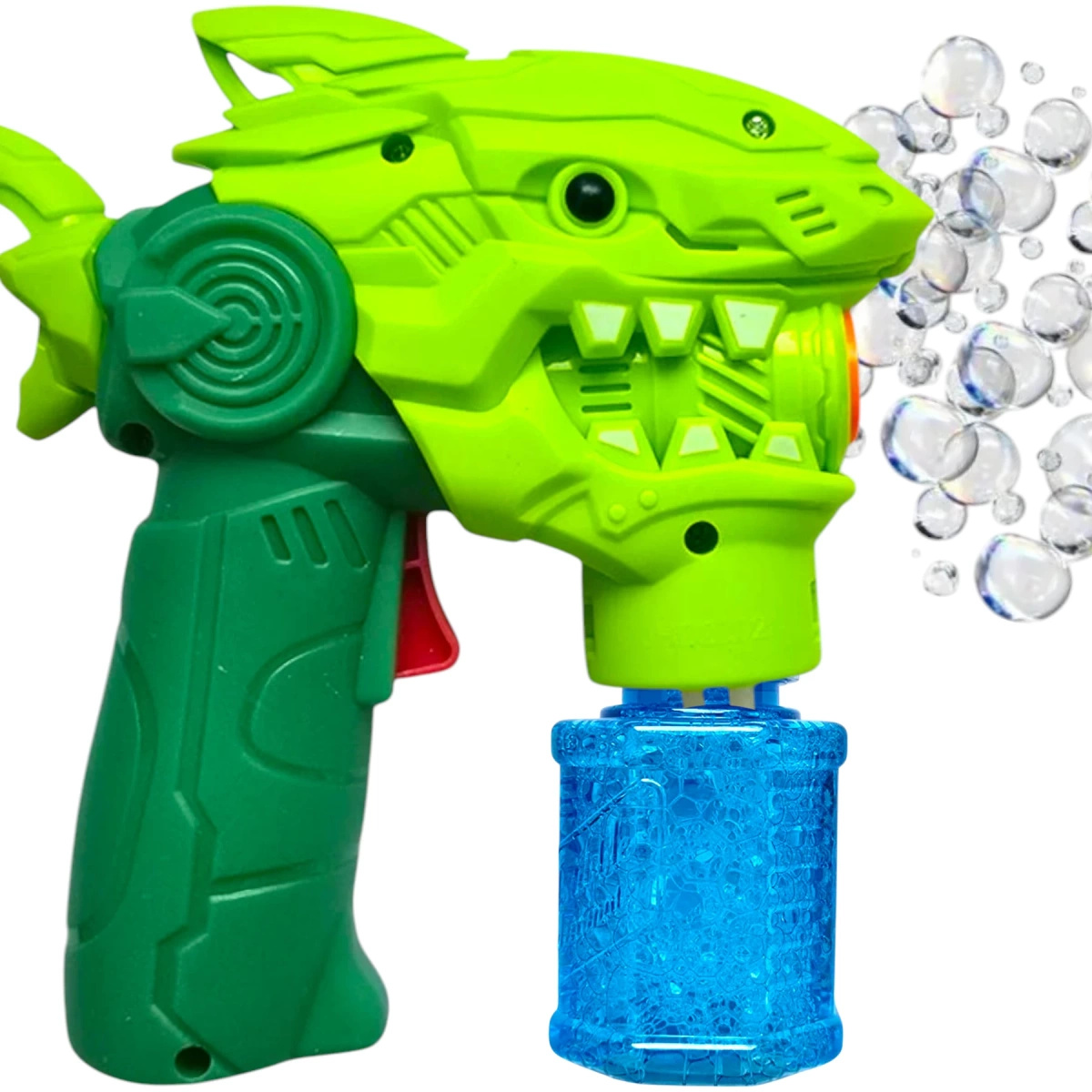 PISTOLET DO BANIEK MYDLANYCH REKIN WYRZUTNIA + PŁYN MEGA BAŃKI MYDLANE
