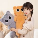 PLUSZOWA MASKTOKA KOT DŁUGA PODUSZKA KOT Z WIELKIMI OCZAMI PLUSZAK 70cm 