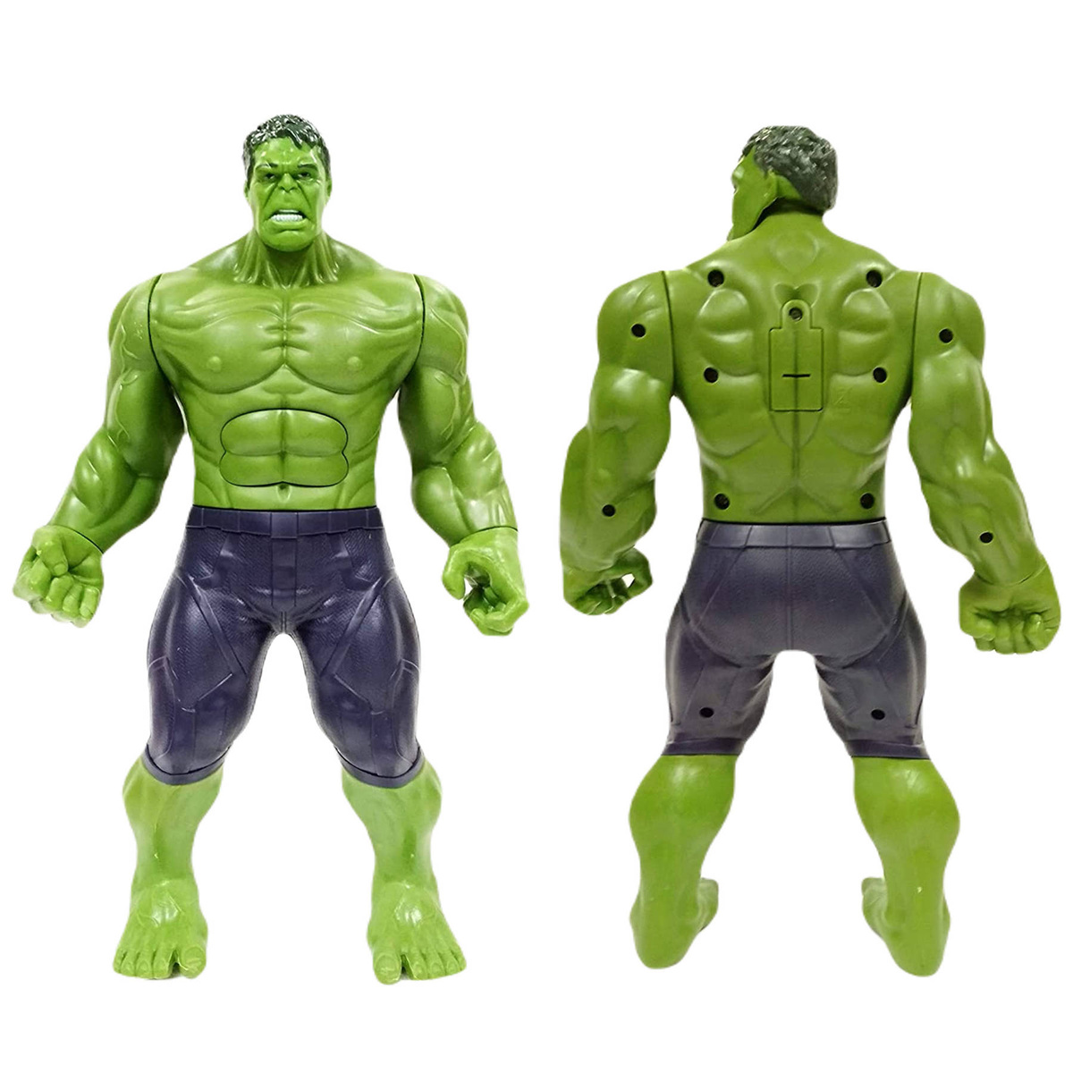 HULK DUŻA RUCHOMA FIGURKA INTERAKTYWNA 30cm DŹWIĘK ŚWIATŁO AVENGERS BOHATER