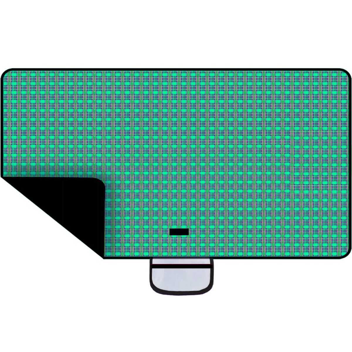 KOC PIKNIKOWY NA PLAŻĘ MATA BIWAKOWA WODOODPORNA PRZENOŚNA DUŻA 2x2m KRATA