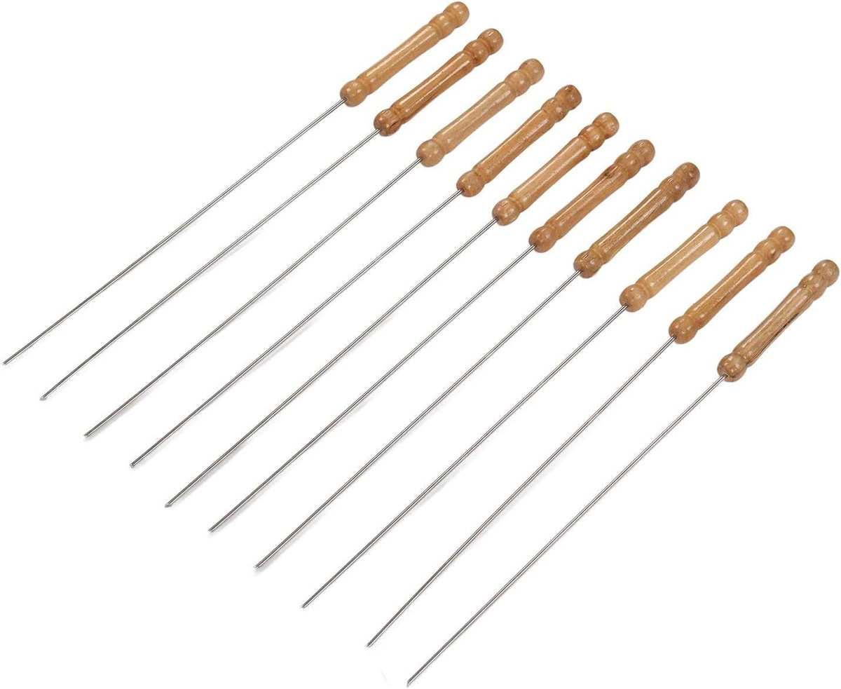 SZPIKULCE DO GRILLA SZASZŁYKI SZPIKI DO SZASZŁYKÓW MIĘSA NA GRILL 10 SZTUK