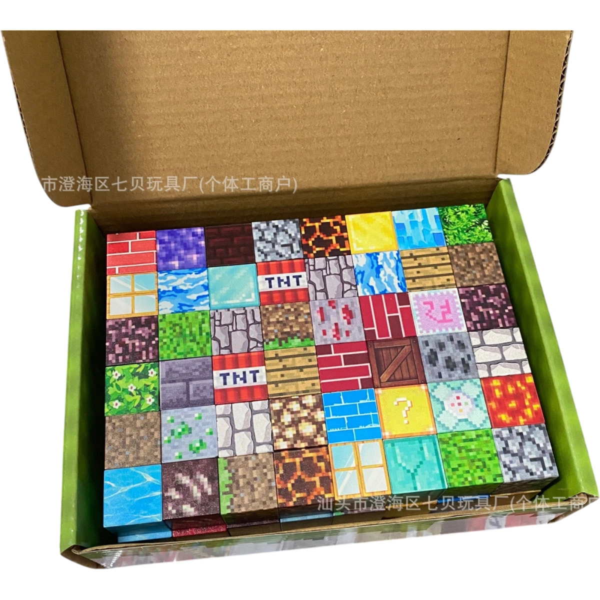 KLOCKI KONSTRUKCYJNE PIXEL KLOCKI MAGNETYCZNE 18 SZTUK SZEŚCIANY 2 LUDZIKI