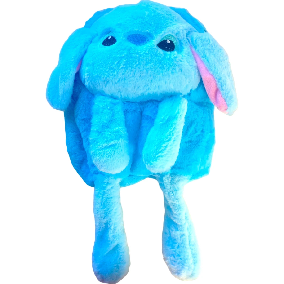 PLECAK DZIECIĘCY KRÓLICZEK JEDNOKOMOROWY ŚWIECĄCY LILO STICH RUCHOME USZY