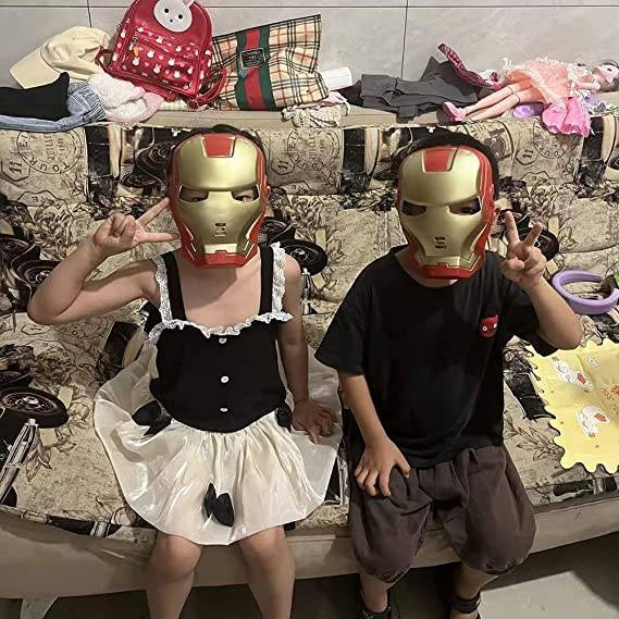 MASKA AVENGERS IRON MAN SUPERBOHATER PRZEBRANIE NA BAL IRON-MAN COSPLAY 
