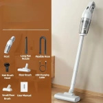 Odkurzacz pionowy bezprzewodowy do domu i samochodu 120W – lekki, poręczny