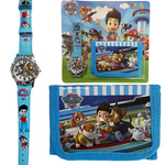 ZESTAW 2w1 ZEGAREK PORTFELIK DLA DZIECKA PSI PATROL NA PREZENT EDUKACYJNY