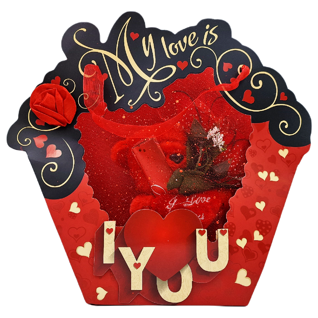 ZESTAW 4w1 PREZENT DLA ZAKOCHANYCH GIFTBOX DLA UKOCHANEJ NA WALENTYNKI MIŚ