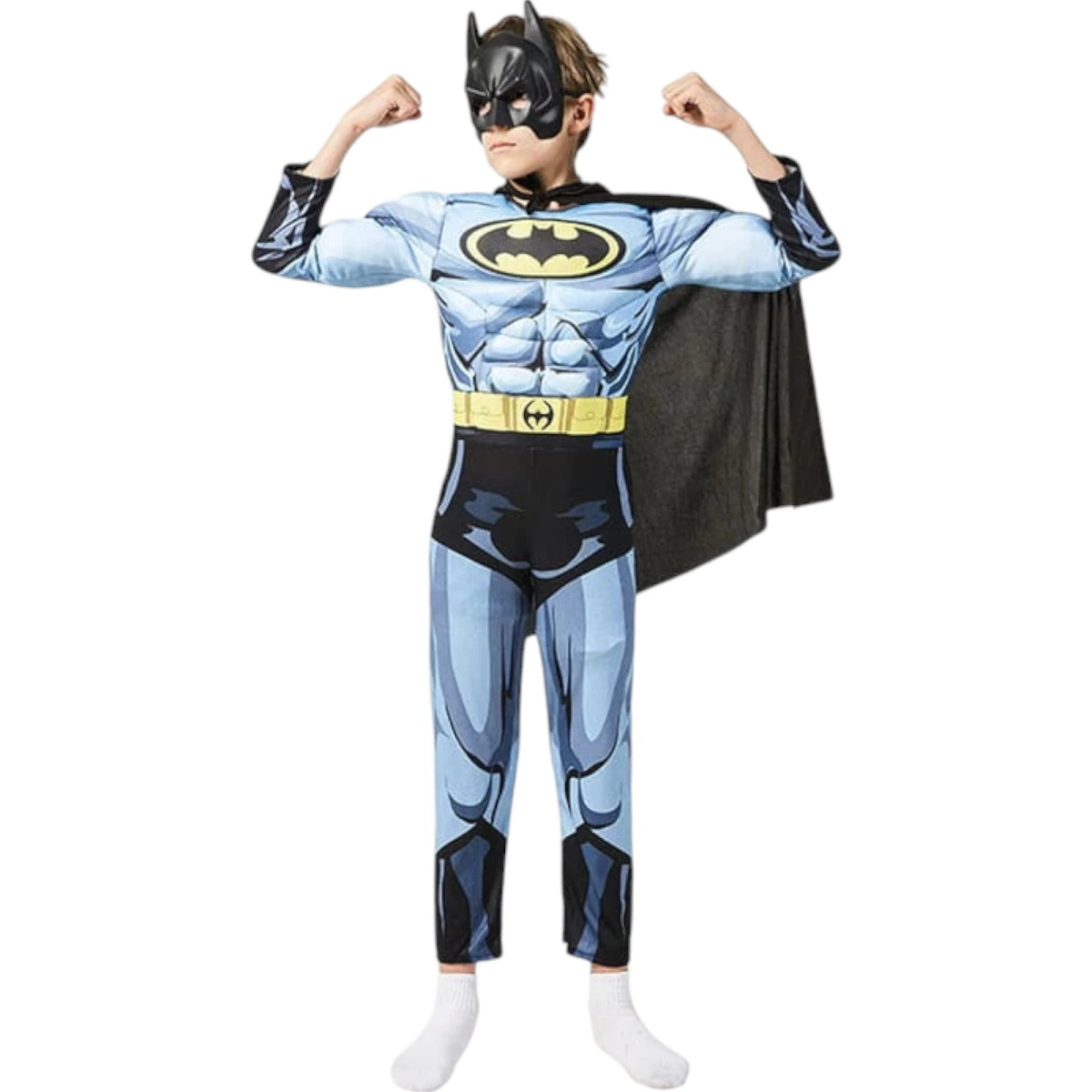 BATMAN Strój Dla Chłopca Kostium wersja Deluxe 122-128