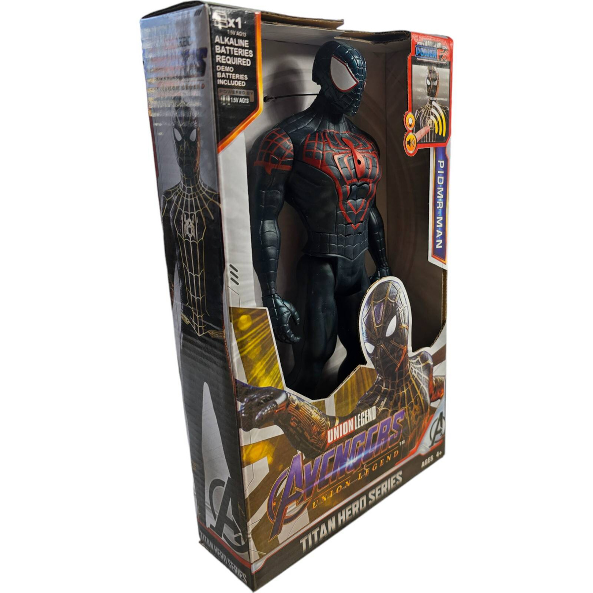 SPIDERMAN FIGURKA SPIDERMANA INTERAKTYWNA RUCHOME RĘCE NOGI ŚWIECI DŹWIĘK