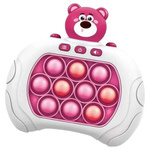 GRA POP IT FAST PUSH ANTYSTRESOWA ZRĘCZNOŚCIOWA BĄBELKI ELEKTRYCZNA KONSOLA
