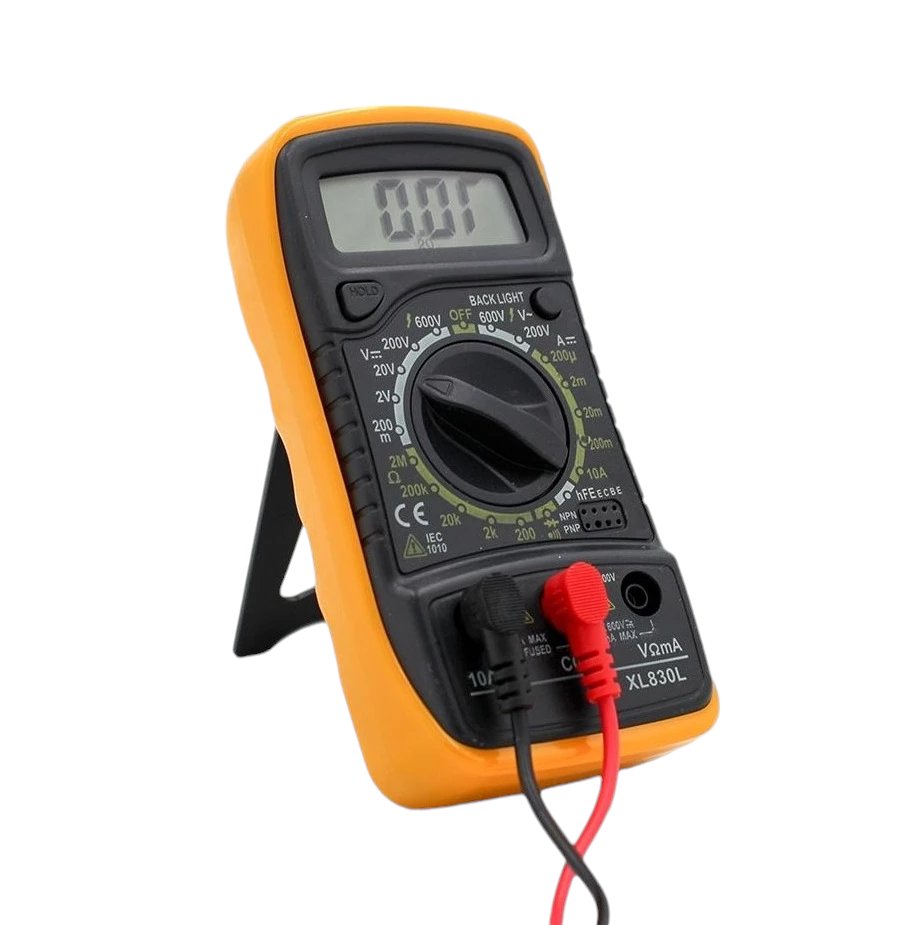 MIERNIK PRĄDU MULTIMETR CYFROWY LCD PROFESJONALNY ELEKTRYCZNY TESTER 