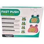 GRA ELEKTRONICZNA POP IT ZRĘCZNOŚCIOWA ANTYSTRESOWA ŻABKA POPIT KONSOLA 