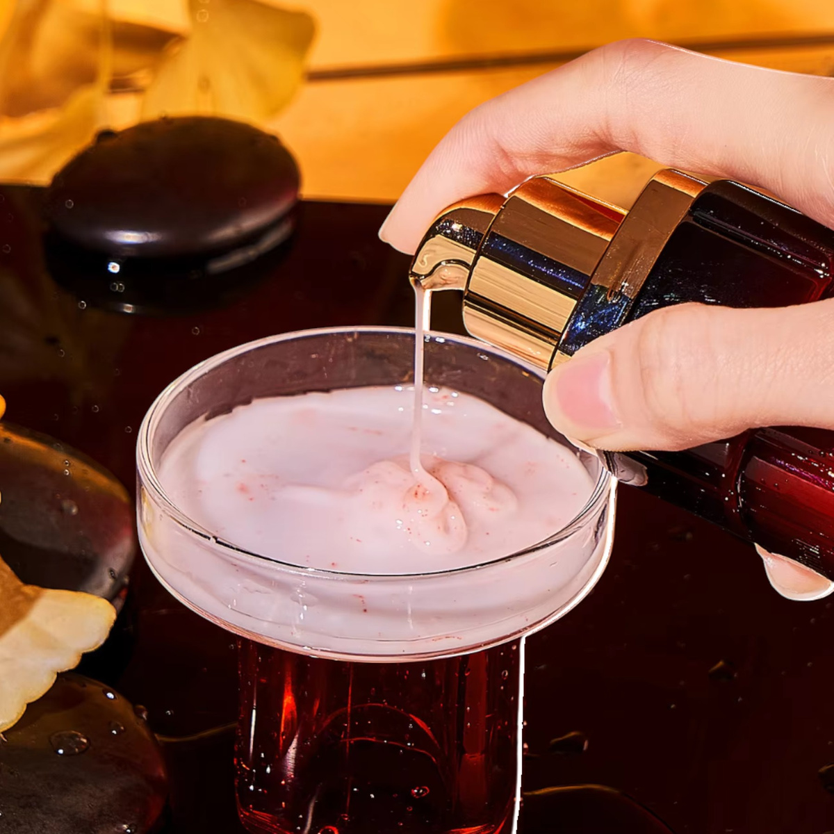 GUSHIYUTA KREM DO TWARZY POTRÓJNY PEPTYD KOLAGENOWY 50g ODŻYWCZE SERUM