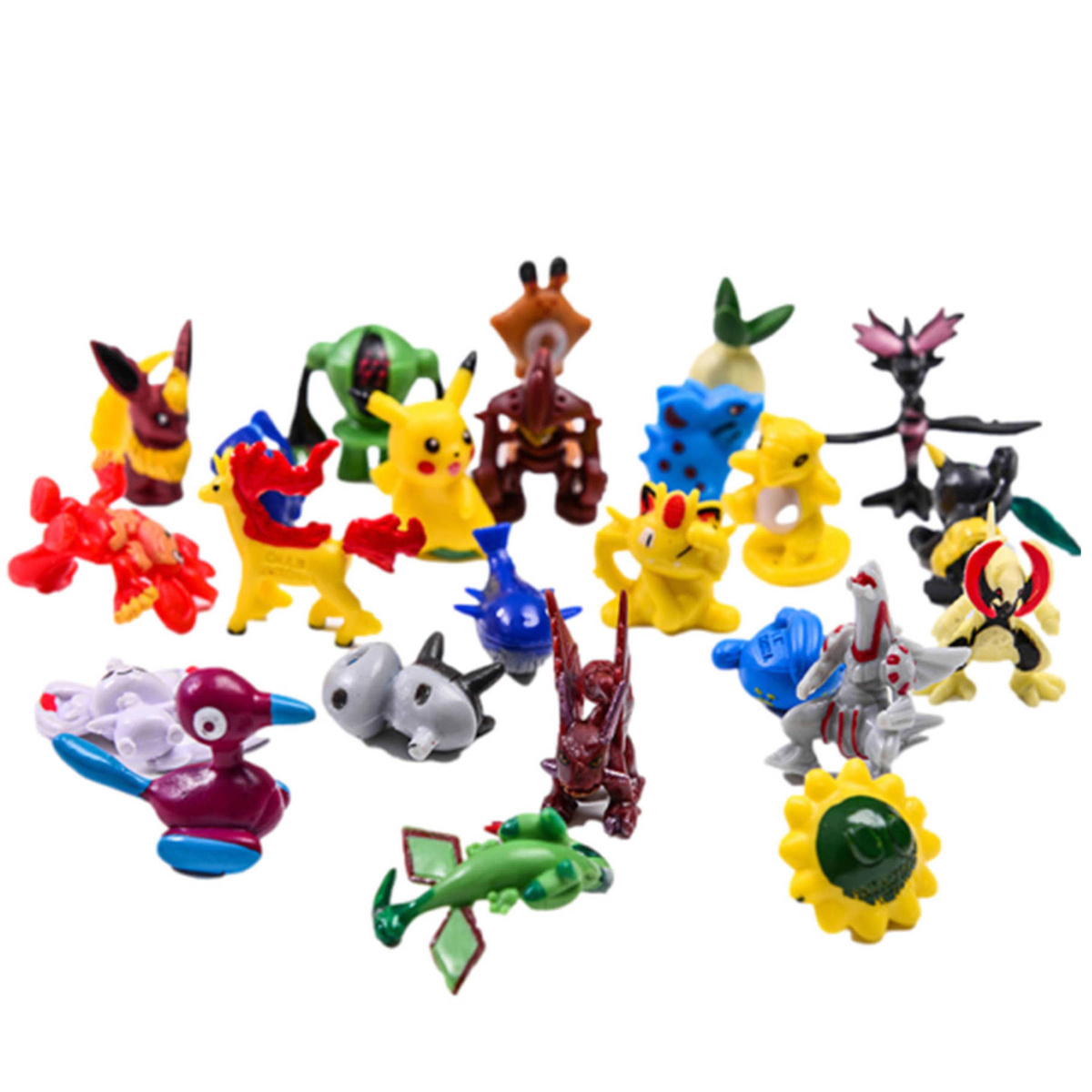 POKEMON DUŻY ZESTAW FIGUREK POKEMON GO 24 SZTUKI FIGURKI Z BAJKI GRY 24w1