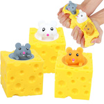 MOCHI SQUISHY GNIOTEK MYSZKA W SERZE ANTYSTRESOWY MYSZ ZABAWKA ANTYSTRESOWA