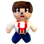 MINECRAFT PLUSZOWA MASKOTKA MAŁY STEVE DZIECKO POSTAĆ Z GRY PRZYTULANKA