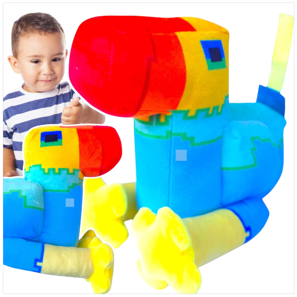 DUŻA MASKOTKA Z GRY MINECRAFT BIG BEAK WIELKI DZIUB DUŻA PRZYTULANKA Z GRY 